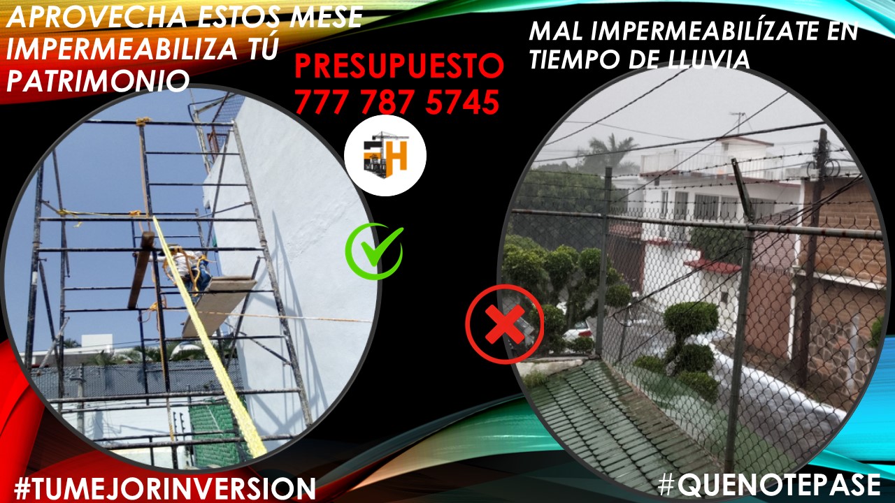 Trabajos de impermeabilización y construcción